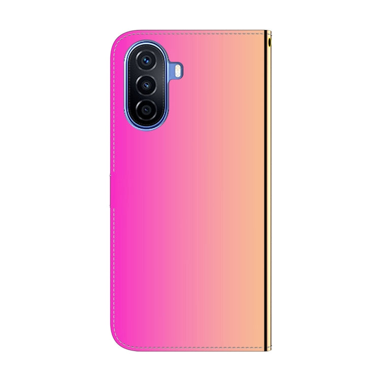 For Huawei nova Y70 Plus Imitated Mirror Surface Flip Leather Phone Case