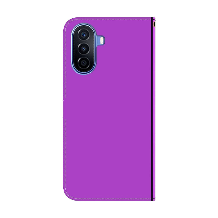 For Huawei nova Y70 Plus Imitated Mirror Surface Flip Leather Phone Case