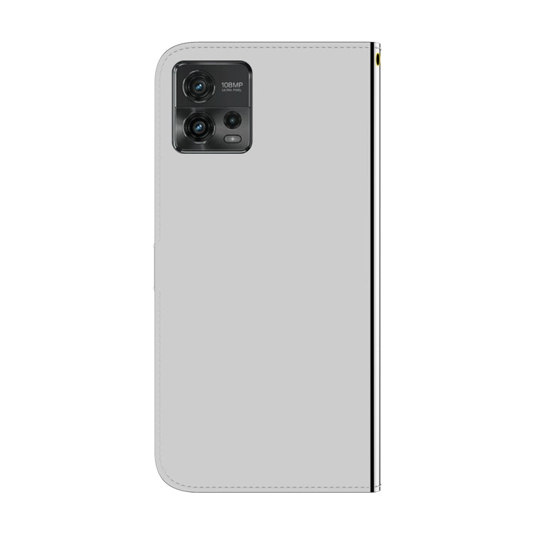 For Motorola Moto G72 Imitated Mirror Surface Flip Leather Phone Case
