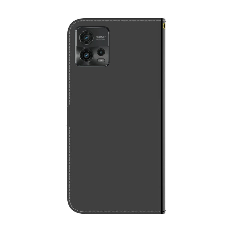 For Motorola Moto G72 Imitated Mirror Surface Flip Leather Phone Case
