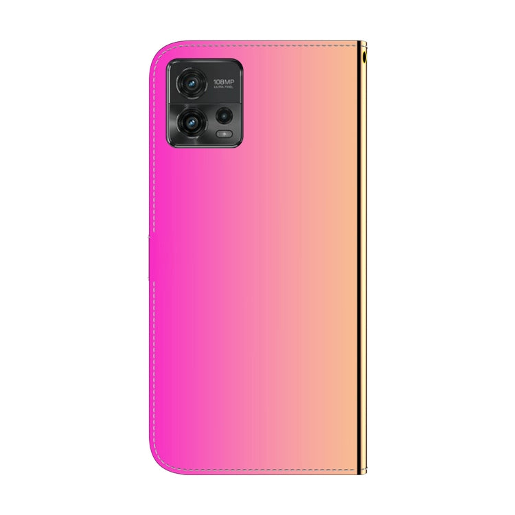 For Motorola Moto G72 Imitated Mirror Surface Flip Leather Phone Case