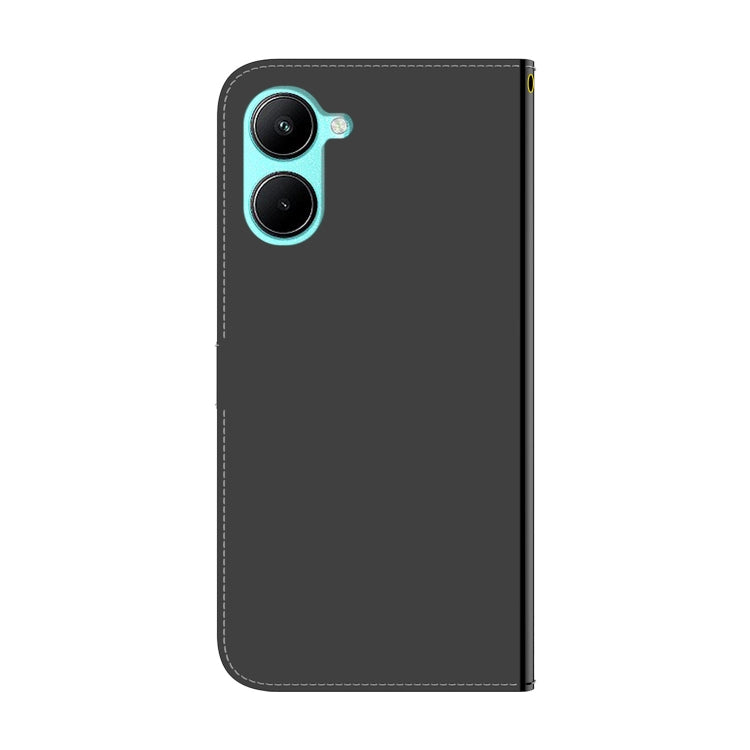 For Realme C33 Imitated Mirror Surface Flip Leather Phone Case