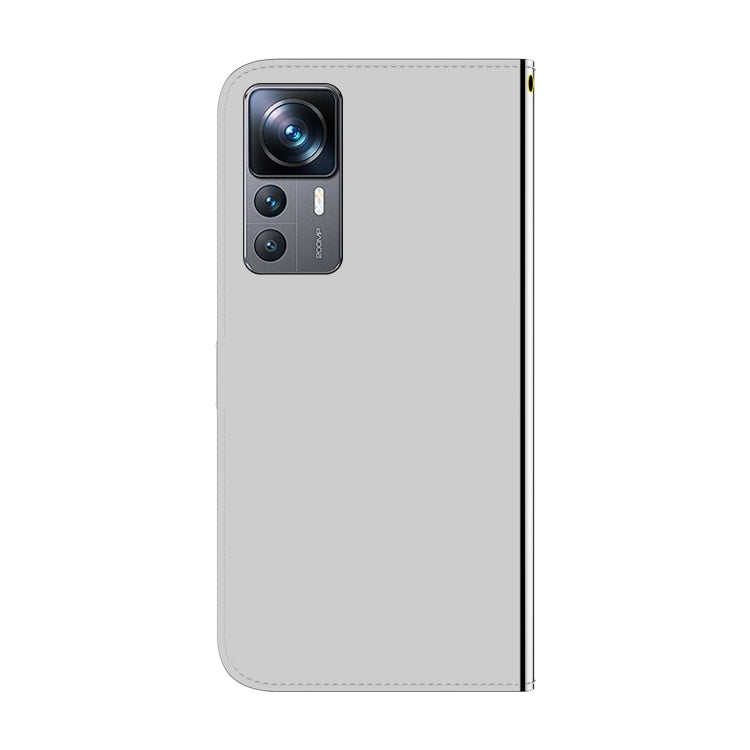 For Xiaomi 12T Pro Imitated Mirror Surface Flip Leather Phone Case