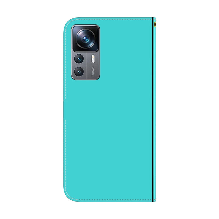 For Xiaomi 12T Pro Imitated Mirror Surface Flip Leather Phone Case