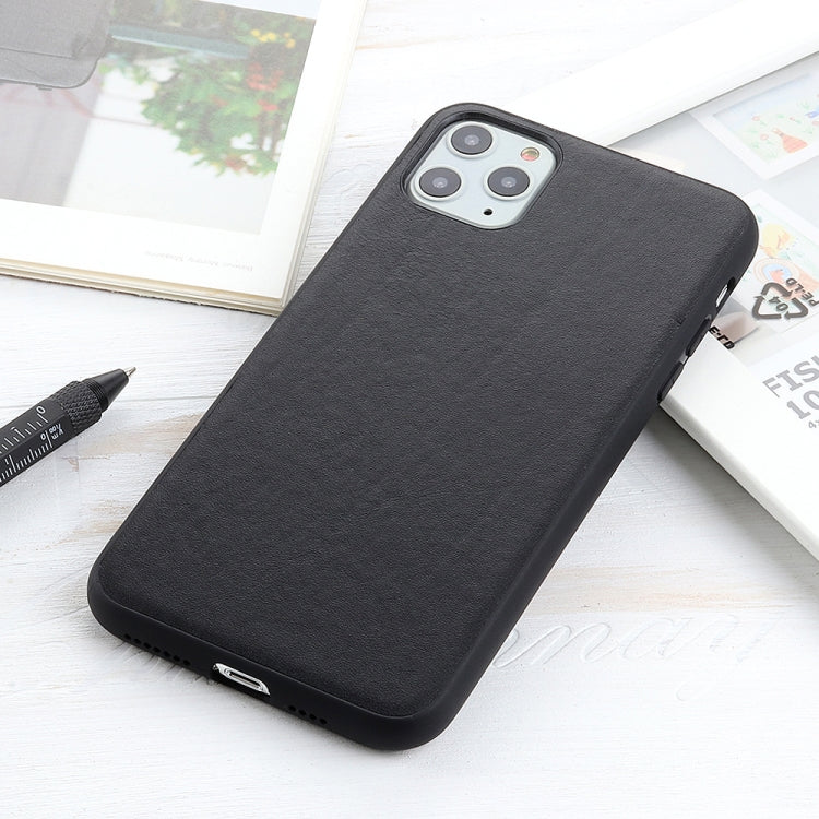 For iPhone 11 Pro Max Lambskin Texture Protective Case