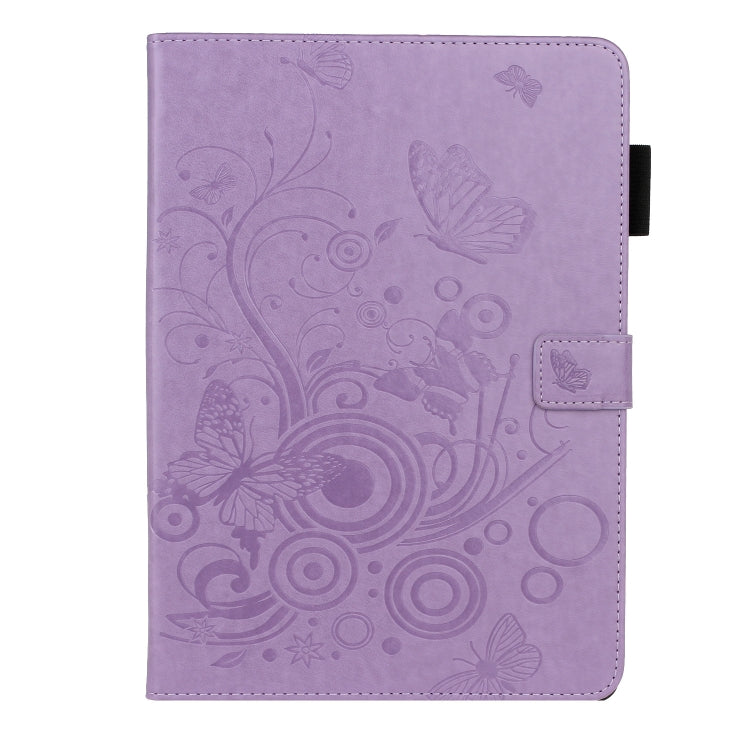 For iPad Pro 11 (2020) Butterflies Embossing Pattern Horizontal Flip Leather Tablet Case with Holder & Card Slot