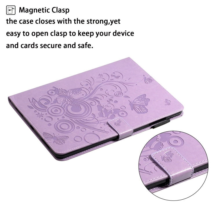 For iPad Pro 11 (2020) Butterflies Embossing Pattern Horizontal Flip Leather Tablet Case with Holder & Card Slot