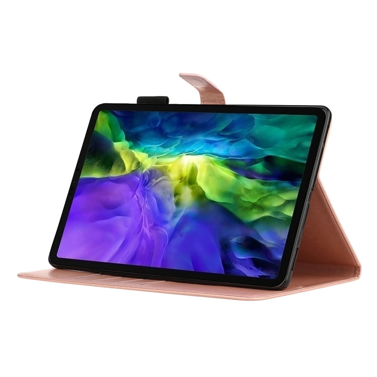For iPad Pro 11 (2020) Butterflies Embossing Pattern Horizontal Flip Leather Tablet Case with Holder & Card Slot