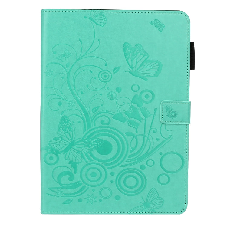 For iPad Pro 11 (2020) Butterflies Embossing Pattern Horizontal Flip Leather Tablet Case with Holder & Card Slot