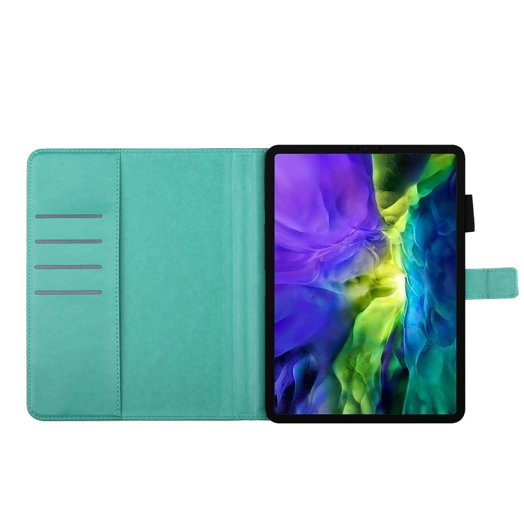 For iPad Pro 11 (2020) Butterflies Embossing Pattern Horizontal Flip Leather Tablet Case with Holder & Card Slot