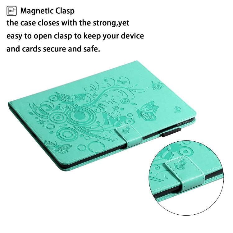 For iPad Pro 11 (2020) Butterflies Embossing Pattern Horizontal Flip Leather Tablet Case with Holder & Card Slot