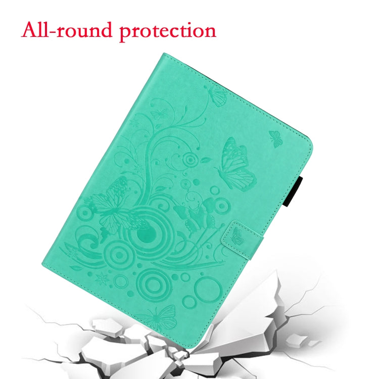 For iPad Pro 11 (2020) Butterflies Embossing Pattern Horizontal Flip Leather Tablet Case with Holder & Card Slot