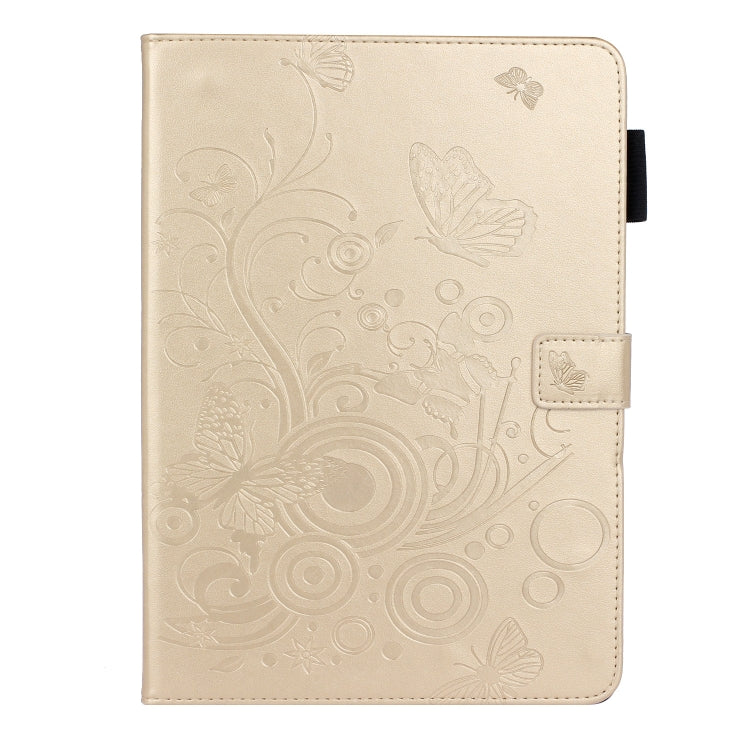 For iPad Pro 11 (2020) Butterflies Embossing Pattern Horizontal Flip Leather Tablet Case with Holder & Card Slot