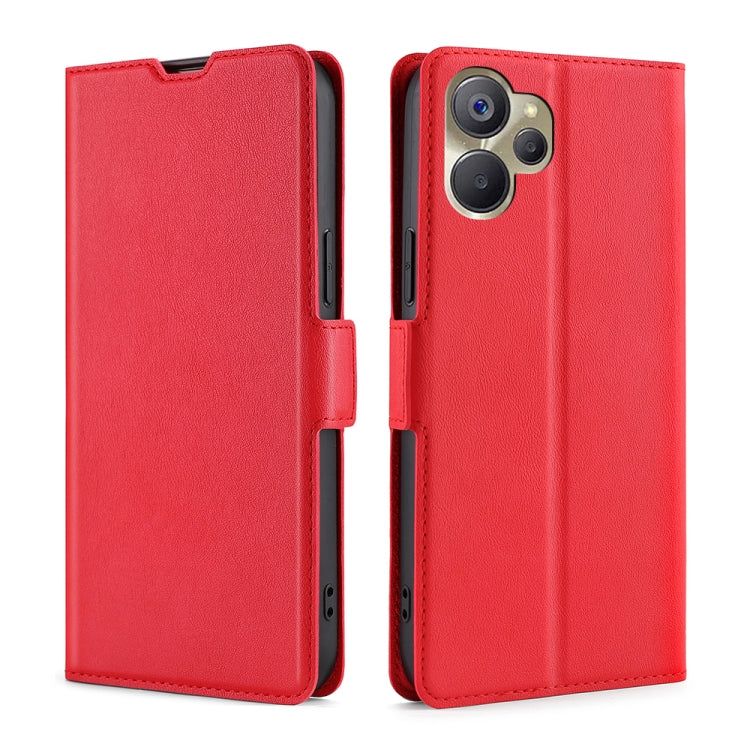 For Realme 9i 5G Global/10 5G Ultra-thin Voltage Side Buckle Horizontal Flip Leather Phone Case