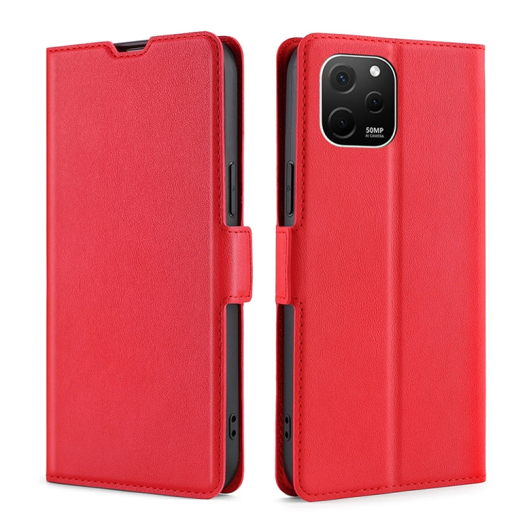 For Huawei nova Y61 Ultra-thin Voltage Side Buckle Horizontal Flip Leather Phone Case