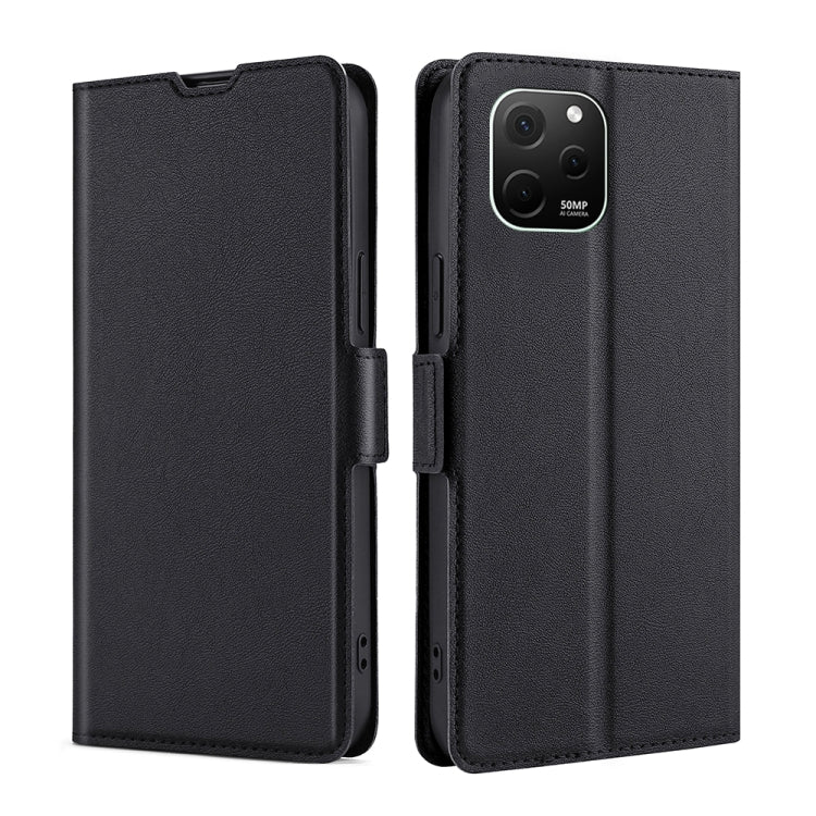 For Huawei nova Y61 Ultra-thin Voltage Side Buckle Horizontal Flip Leather Phone Case
