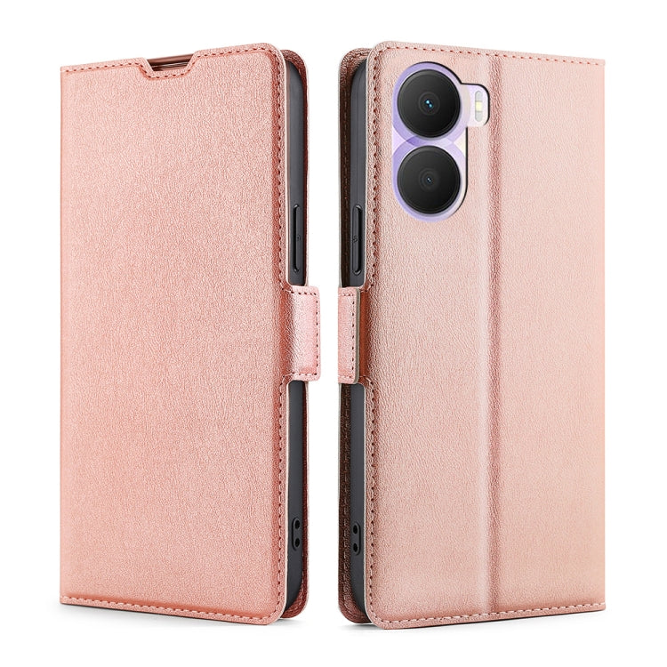 For Honor Play 40 Plus Ultra-thin Voltage Side Buckle Horizontal Flip Leather Phone Case