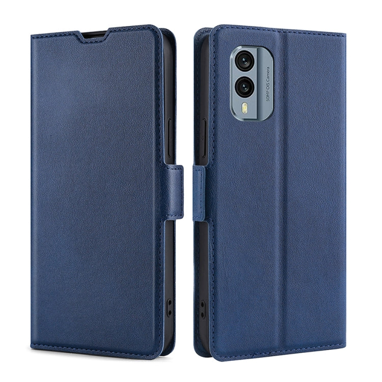For Nokia X30 5G Ultra-thin Voltage Side Buckle Horizontal Flip Leather Phone Case