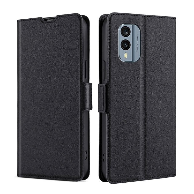 For Nokia X30 5G Ultra-thin Voltage Side Buckle Horizontal Flip Leather Phone Case