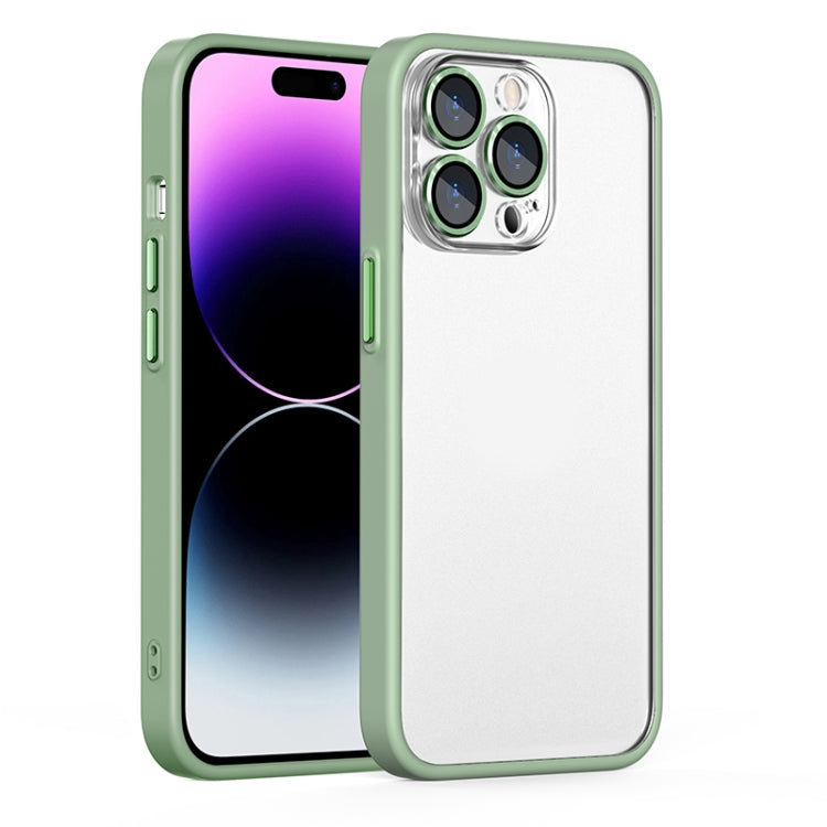 For iPhone 14 Pro Cat Eyes Metal Camera Lens Shockproof Protective Phone Case