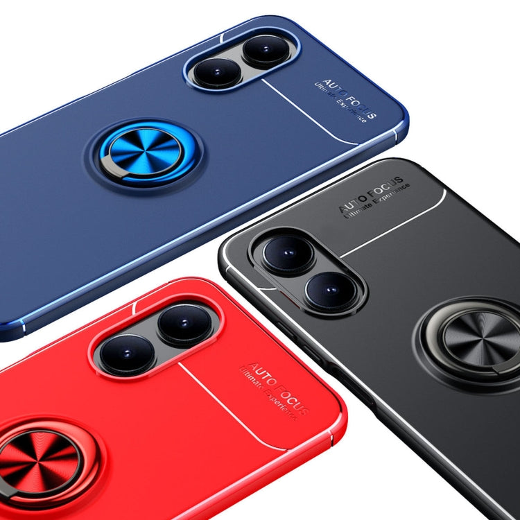 For OPPO A17 Metal Ring Holder TPU Phone Case