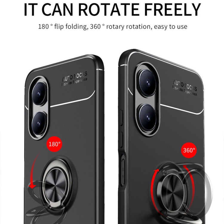 For OPPO A17 Metal Ring Holder TPU Phone Case