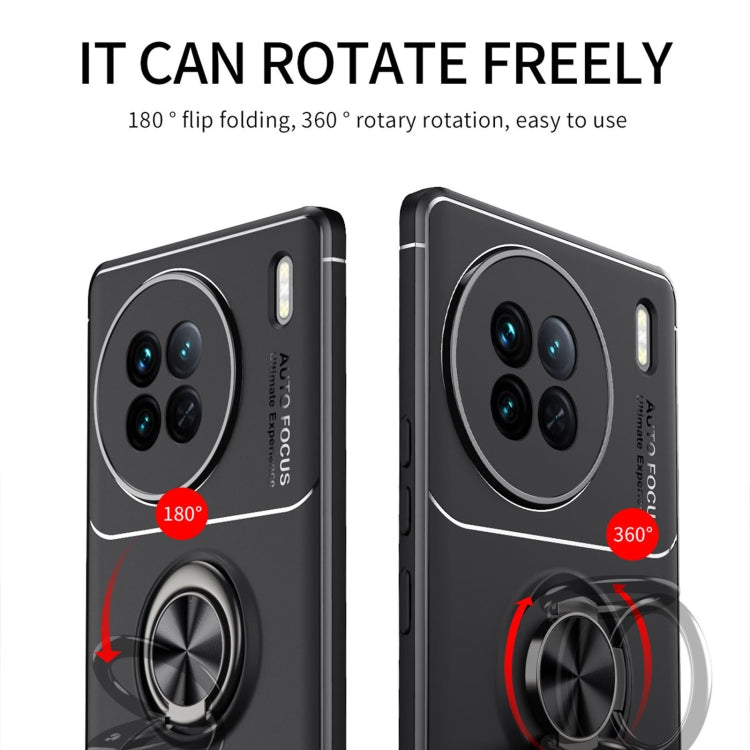 For Realme 10 Pro+ 5G Metal Ring Holder TPU Phone Case