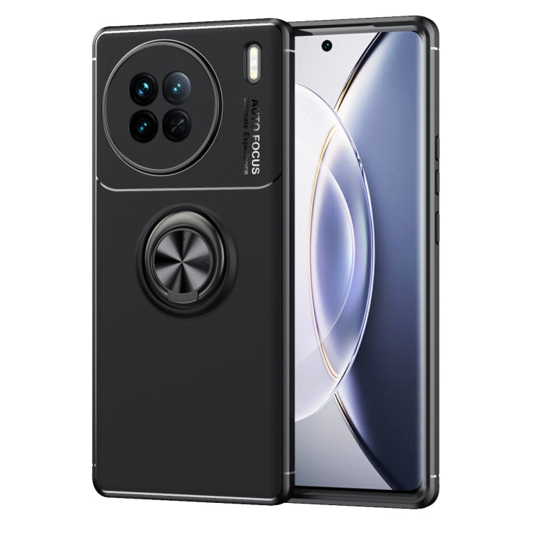 For vivo X90 5G Metal Ring Holder TPU Phone Case