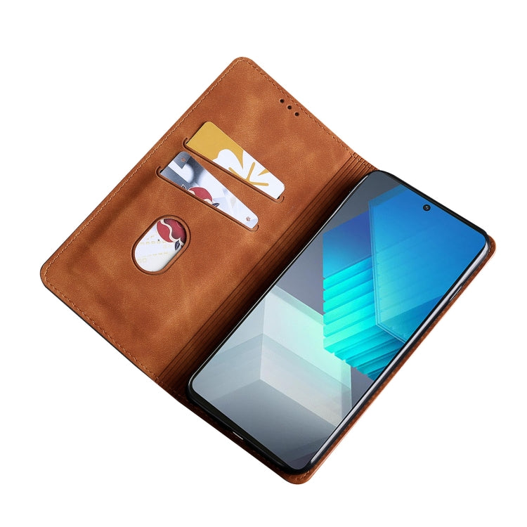 For vivo iQOO Neo7 Skin Feel Magnetic Horizontal Flip Leather Phone Case