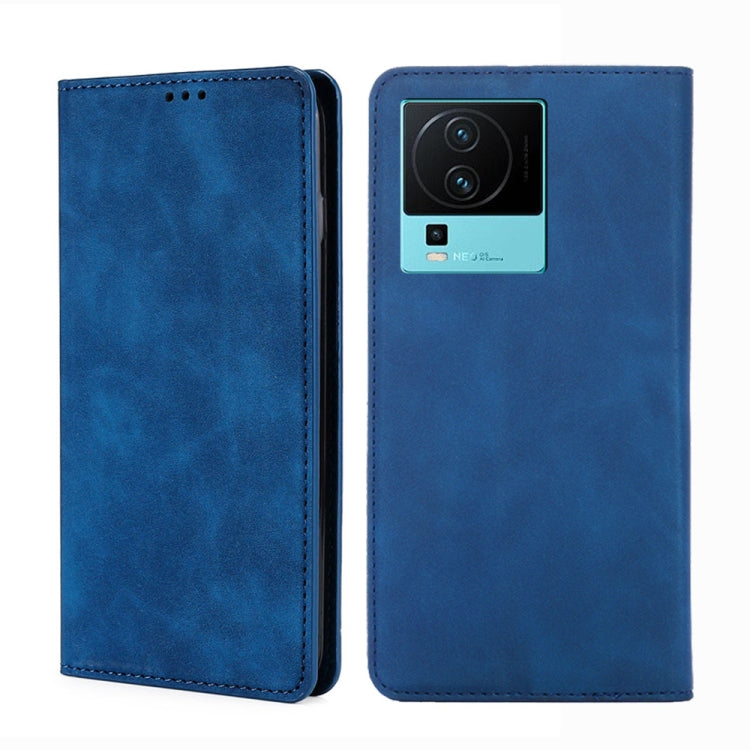 For vivo iQOO Neo7 Skin Feel Magnetic Horizontal Flip Leather Phone Case