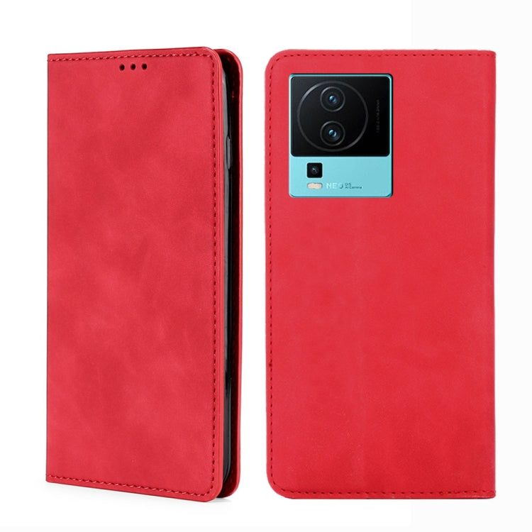 For vivo iQOO Neo7 Skin Feel Magnetic Horizontal Flip Leather Phone Case
