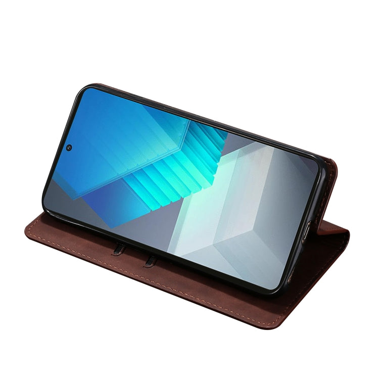For ZTE Blade A52 Lite Skin Feel Magnetic Horizontal Flip Leather Phone Case