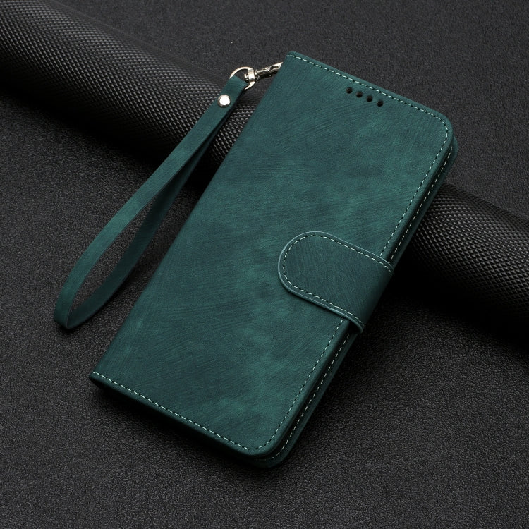 For iPhone 11 Pro Dual-Fold Stripe Texture Buckle Leather Phone Case