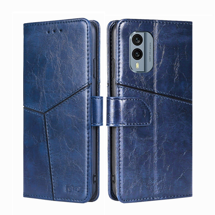 For Nokia X30 5G Geometric Stitching Horizontal Flip Leather Phone Case
