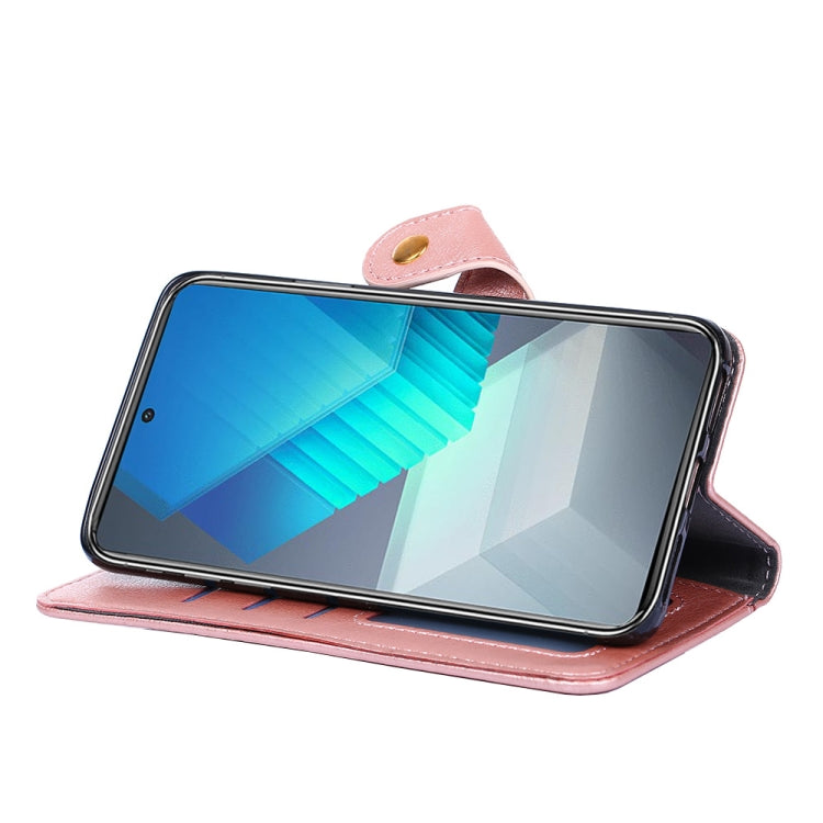 For ZTE Blade A52 Lite Zipper Bag Leather Phone Case