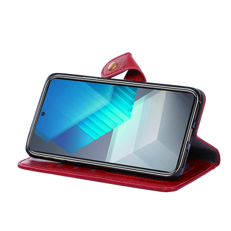 For ZTE Blade A52 Lite Zipper Bag Leather Phone Case