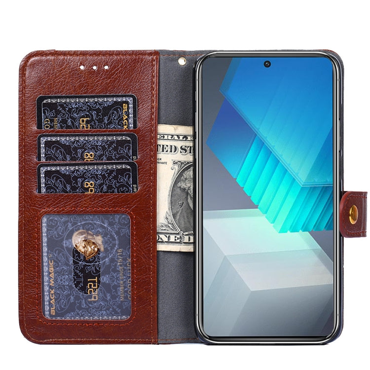 For ZTE Blade A52 Lite Zipper Bag Leather Phone Case