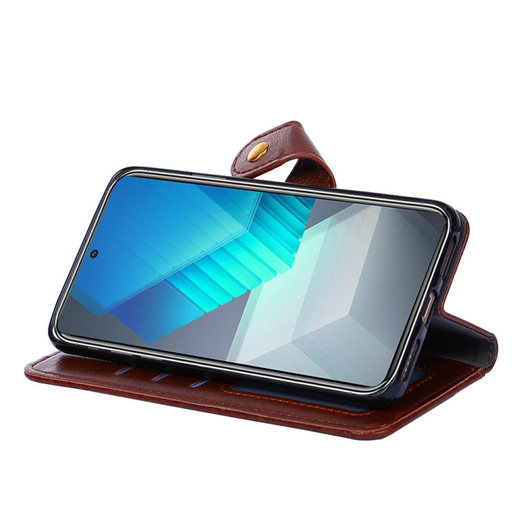 For ZTE Blade A52 Lite Zipper Bag Leather Phone Case