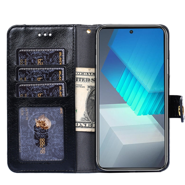 For ZTE Blade A52 Lite Zipper Bag Leather Phone Case