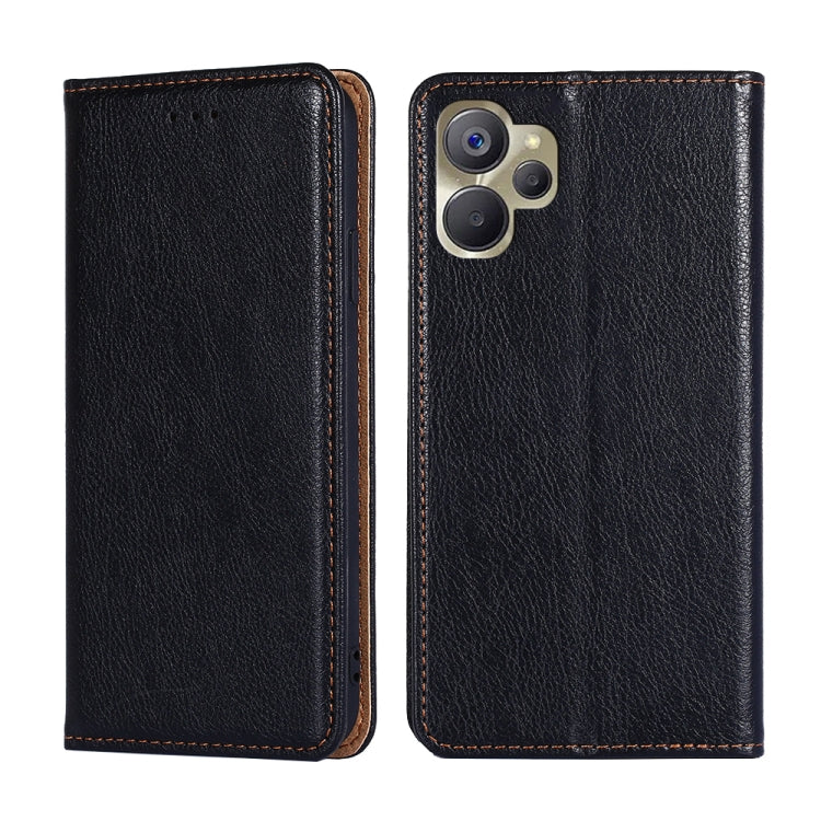 For Realme 9i 5G Global/10 5G Gloss Oil Solid Color Magnetic Leather Phone Case