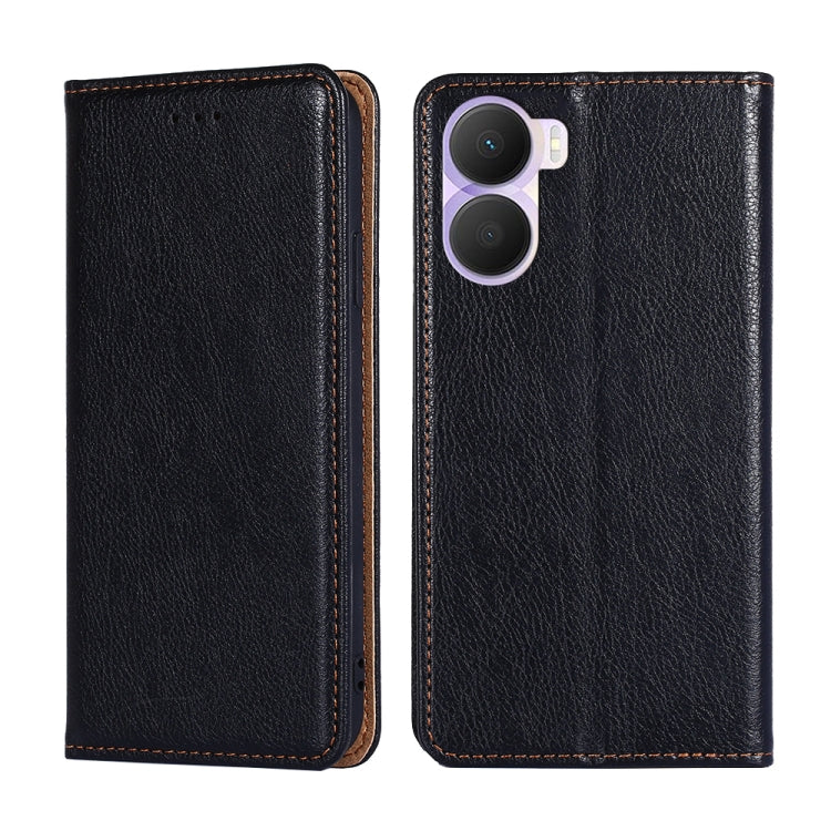 For Honor Play 40 Plus Gloss Oil Solid Color Magnetic Leather Phone Case