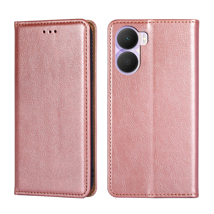 For Honor Play 40 Plus Gloss Oil Solid Color Magnetic Leather Phone Case