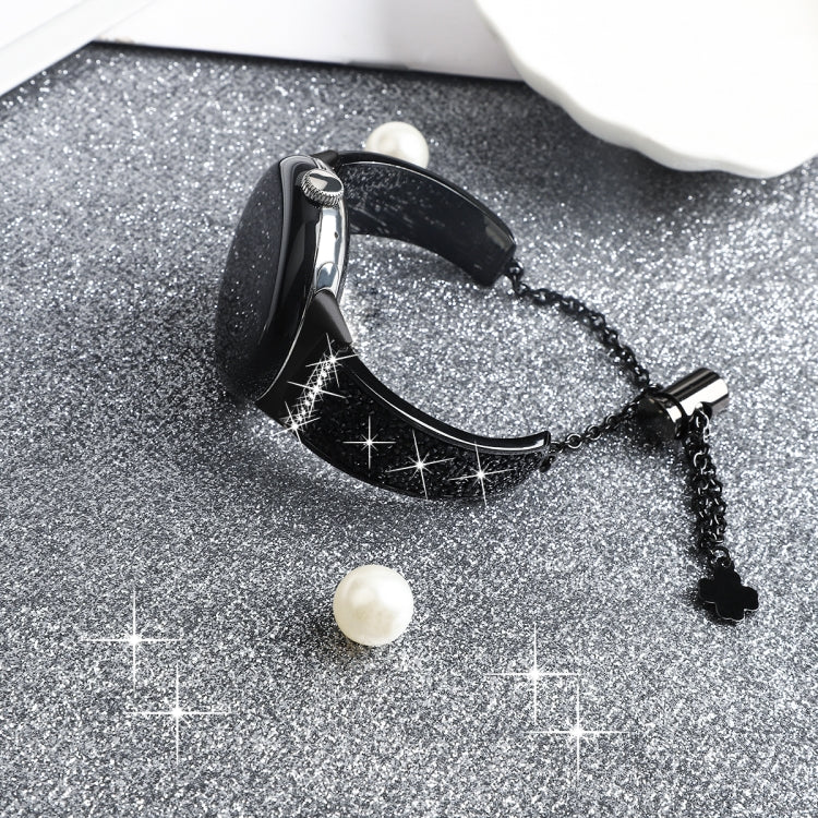 For Google Pixel Watch 20mm Diamond Chain Adjustable Watch Band