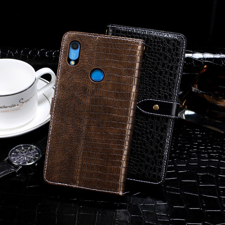 For Huawei Y6s idewei Crocodile Texture Horizontal Flip Leather Case with Holder & Card Slots & Wallet