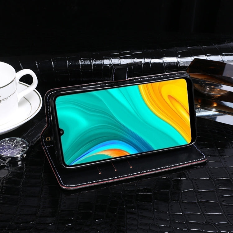 For Huawei Enjoy 10e idewei Crocodile Texture Horizontal Flip Leather Case with Holder & Card Slots & Wallet