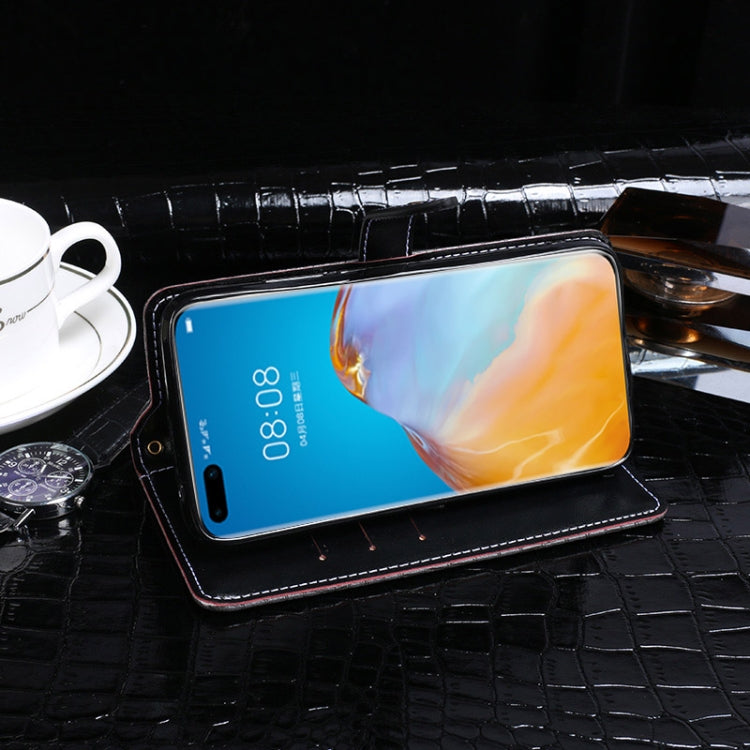 For Huawei P40 Pro idewei Crocodile Texture Horizontal Flip Leather Case with Holder & Card Slots & Wallet