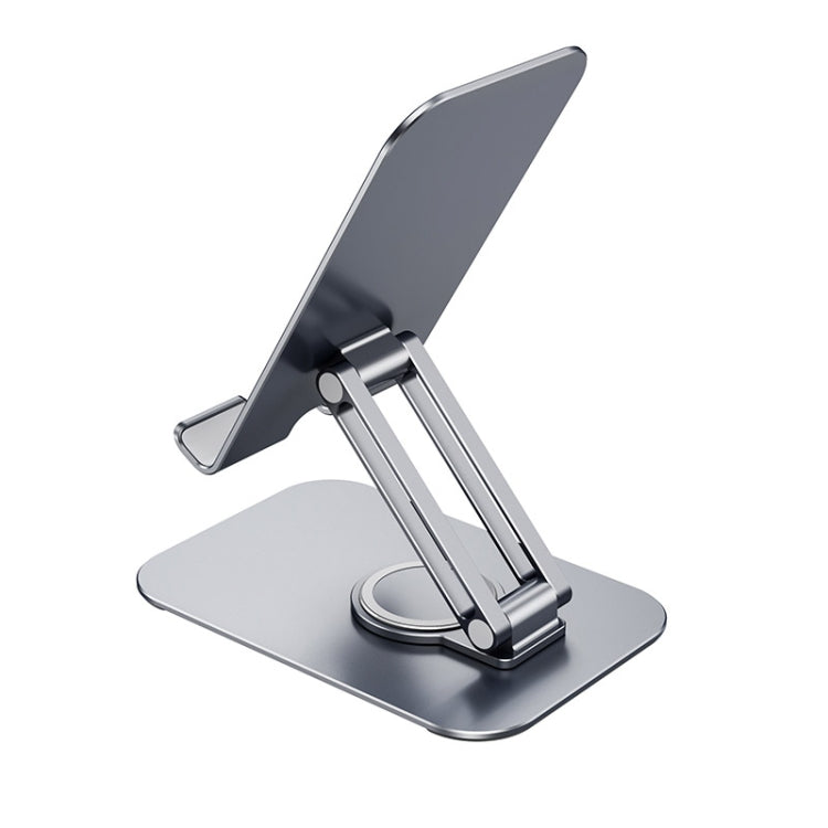 hoco PH50 Plus Ivey Dual Axis Rotating Metal Tablet Desktop Holder(Metal Grey)