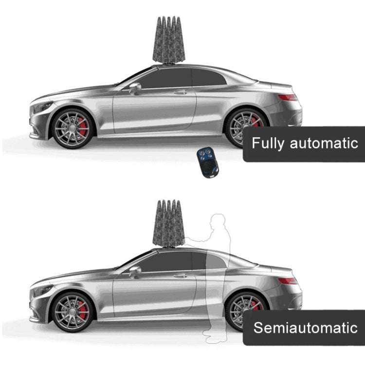 Semi-automatic Awning Tent Car Smart Insulated Cover Outdoor Waterproof Folded Portable Canopy Cover Shelter, Size:4.5 x 2.3m