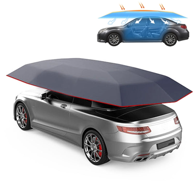 Semi-automatic Awning Tent Car Smart Insulated Cover Outdoor Waterproof Folded Portable Canopy Cover Shelter, Size:4.9 x 2.3m