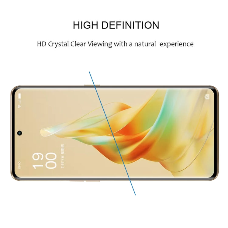 For OPPO Reno9 Pro 25pcs 3D Curved Edge Full Screen Tempered Glass Film